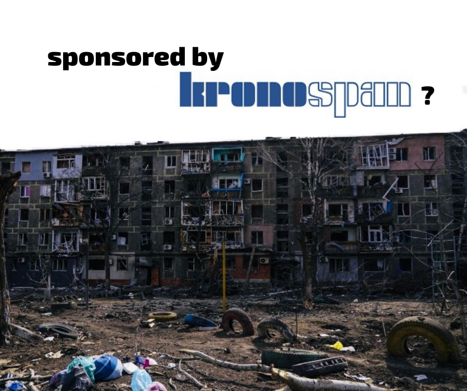 Kronospan should stop financing the war in Ukraine
