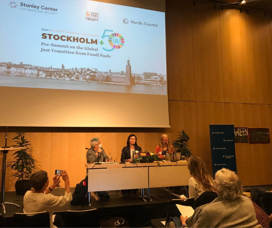 Громадськість на Stockholm+50 вимагає відмови від викопного палива