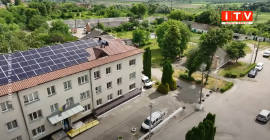 In Dubno city hospital solar panels were established