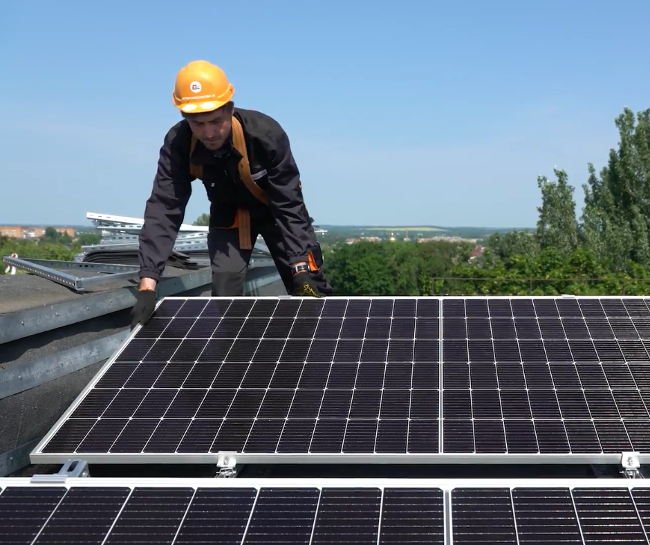 Medical facilities in Sumy region are being equipped with solar power plants