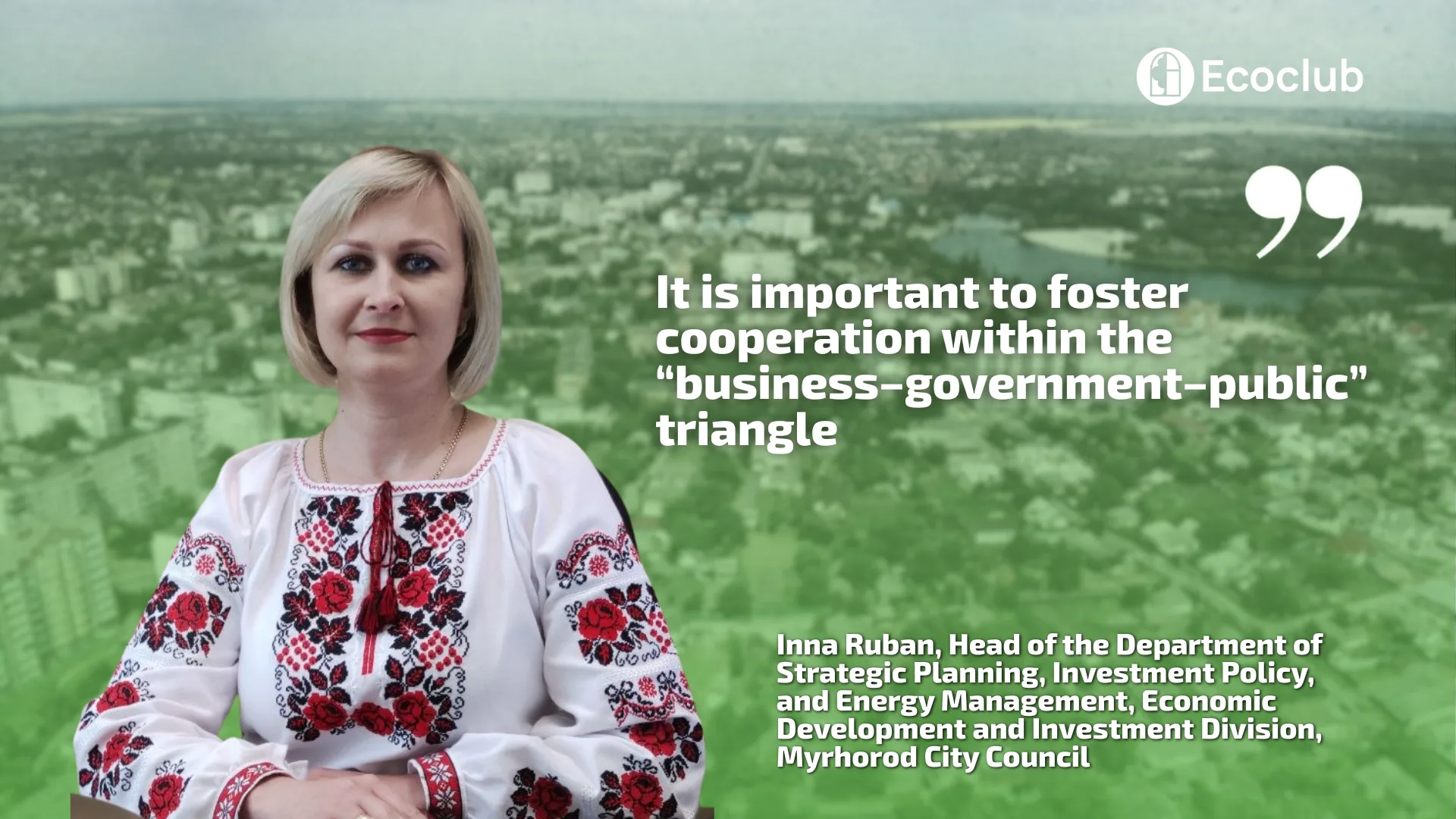 How Myrhorod Adapted Its Business Support Fund for Energy Resilience